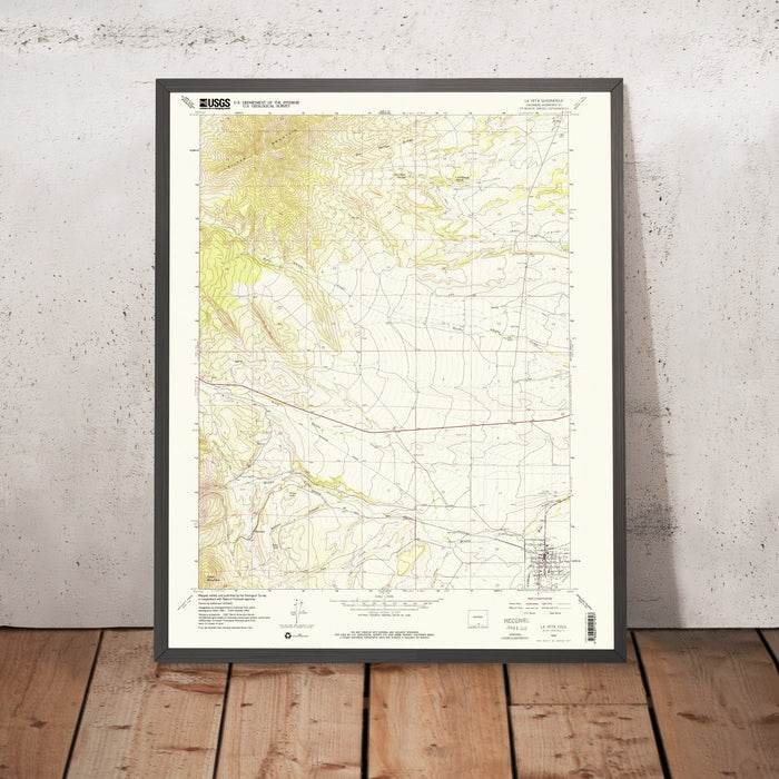 Old Map of La Veta, Colorado by USGS, 1963 – Spanish Peaks & Cuchara Pass