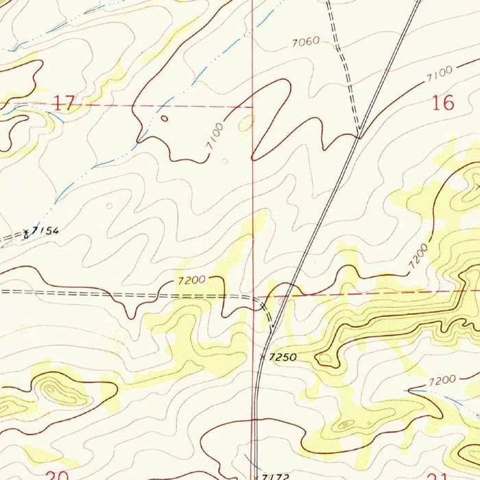 Old Map of La Veta, Colorado by USGS, 1963 – Spanish Peaks & Cuchara Pass