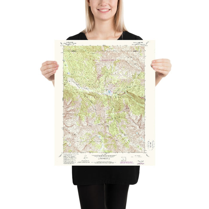 Old Map of Marble, Colorado by USGS, 1960 – Raggeds Wilderness, Castle Peak & White River