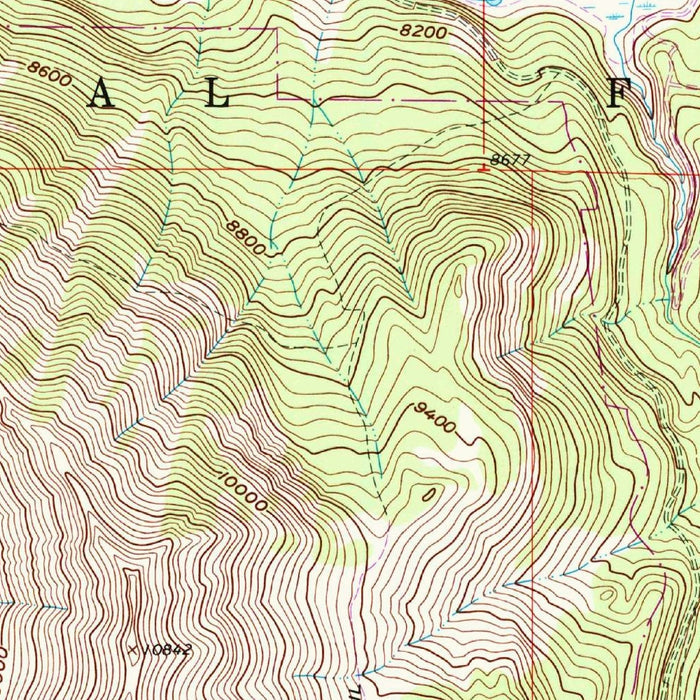 Old Map of Marble, Colorado by USGS, 1960 – Raggeds Wilderness, Castle Peak & White River