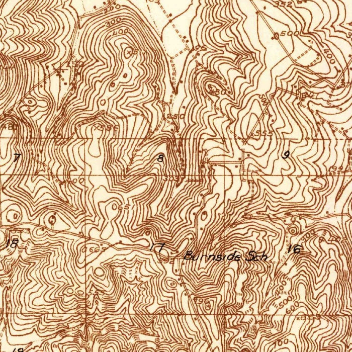 Old Map of Occidental, California by USGS, 1935 – Santa Rosa, Russian River & Bodega Bay