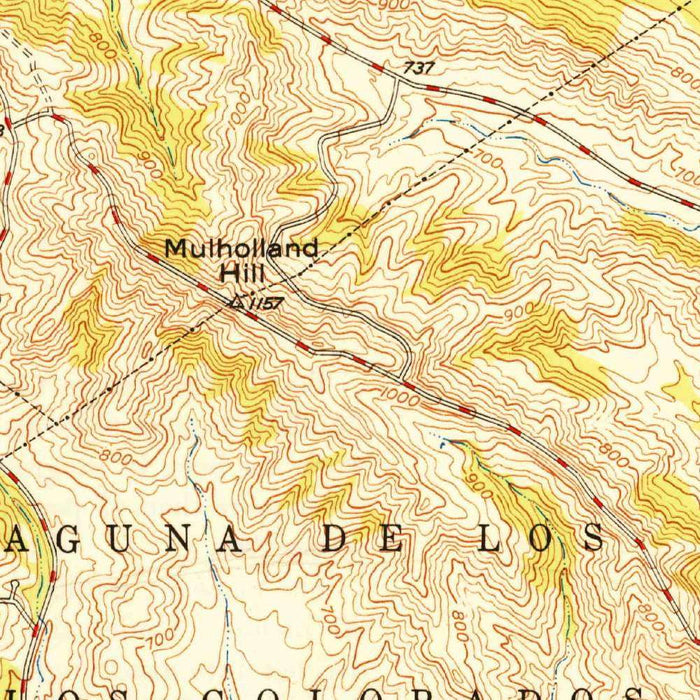 Old Map of Piedmont, California by USGS, 1949 – Oakland, San Francisco Bay & Grizzly Peak