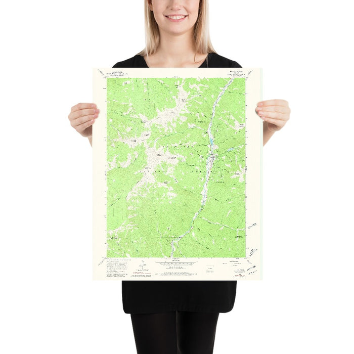 Old Map of Rico, Colorado by USGS, 1960 – San Juan National Forest & Dolores River