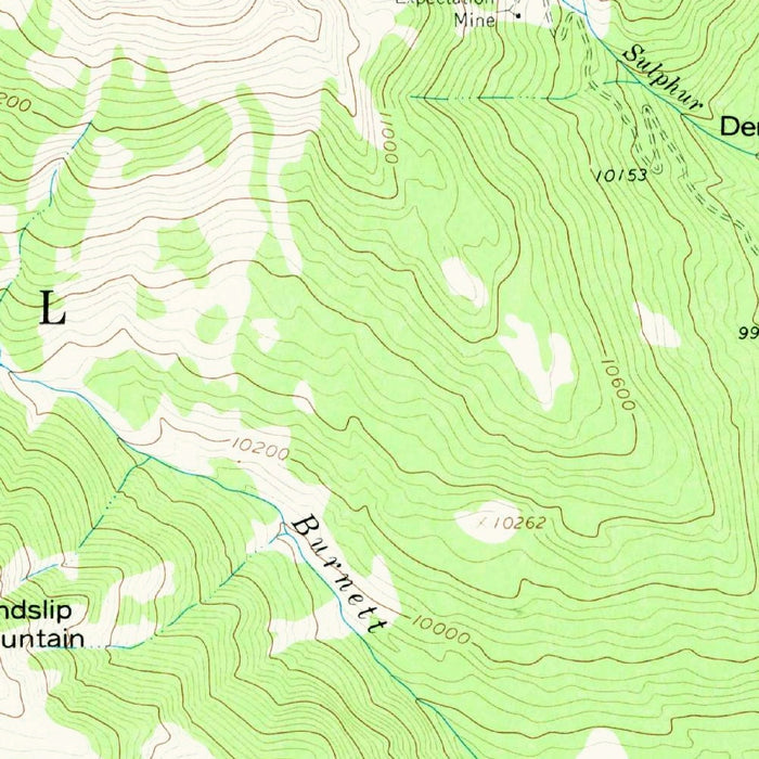 Old Map of Rico, Colorado by USGS, 1960 – San Juan National Forest & Dolores River
