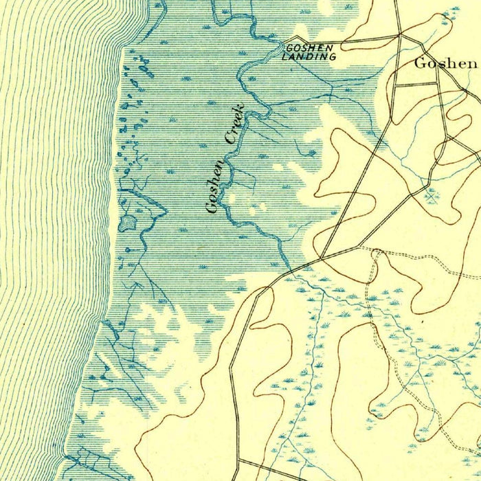 Old Map of Stone Harbor, New Jersey by USGS, 1894 – Dennisville, Great Sound & Delaware Bay