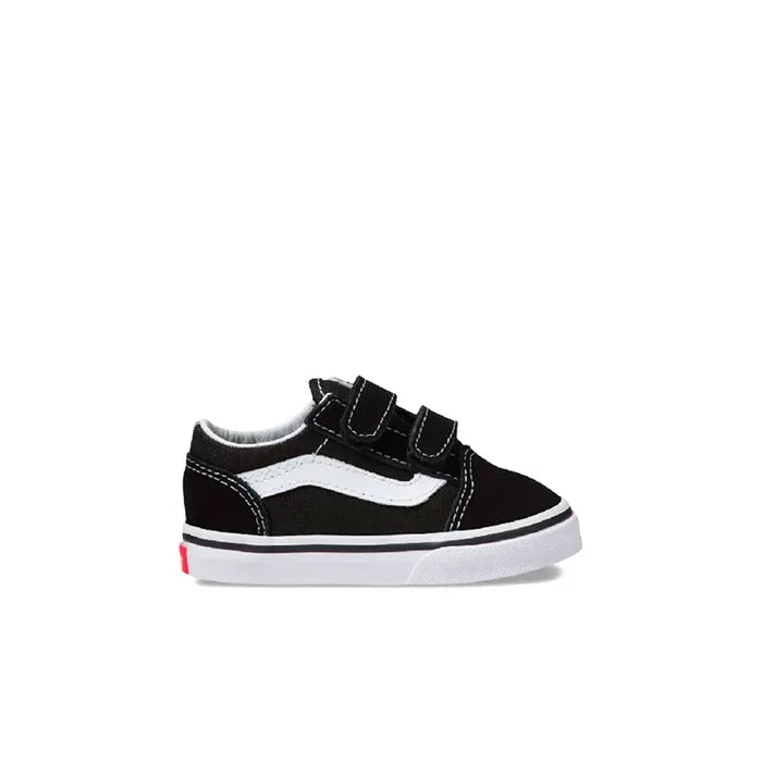 Old Skool Hook And Loop Shoes TD 'Black'