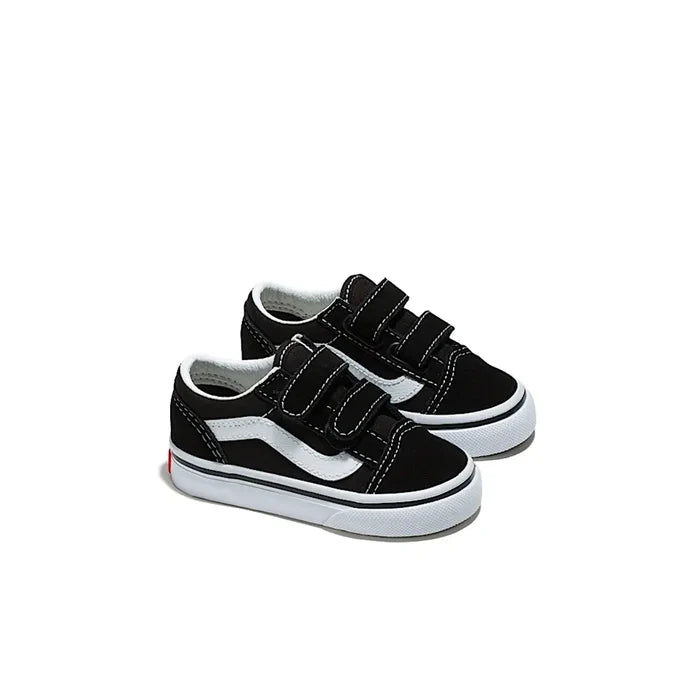 Old Skool Hook And Loop Shoes TD 'Black'