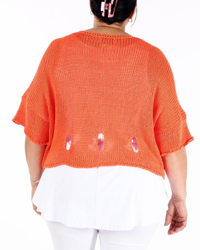 Orange Cherry Sweater - Marie la Lune