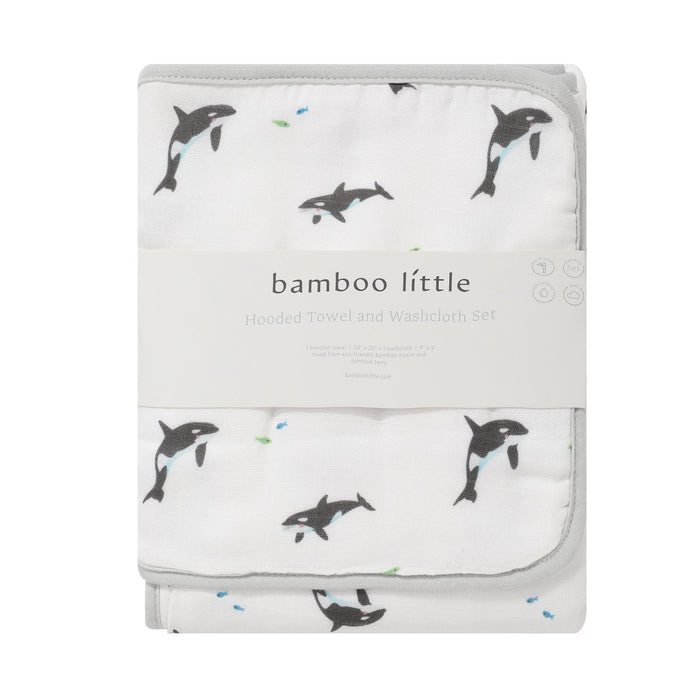 Orca Hooded Towel Set