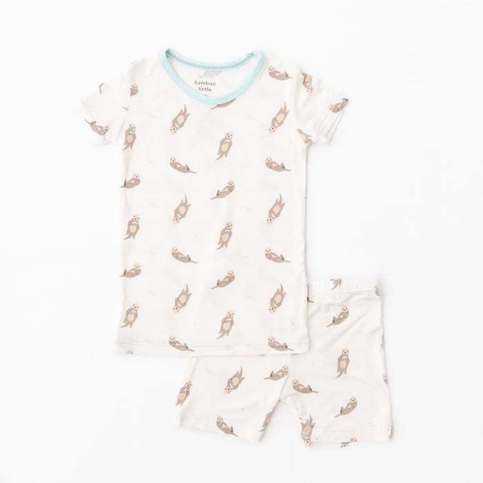 Otter Short Sleeve Pajama Set