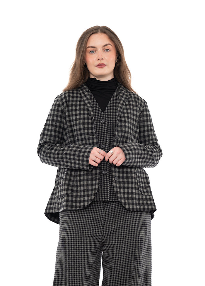 OVERSIZED CHECKED CIMONE JQ JACKET