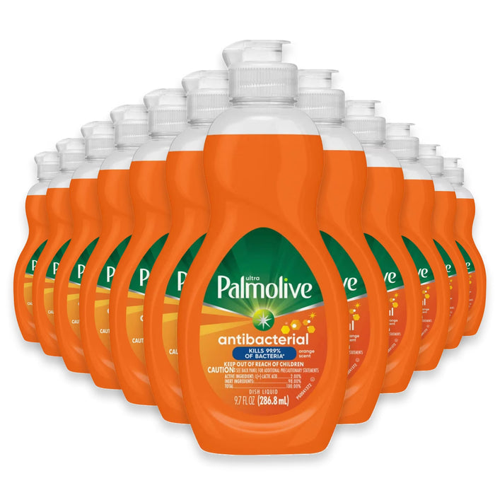 Palmolive Ultra Antibacterial Orange Liquid Dish Soap 9.7 oz - 16 Pack