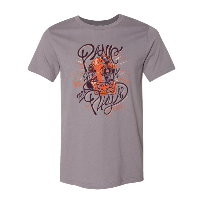 Panic en la Playa Diez Diver's Helmet T-Shirt