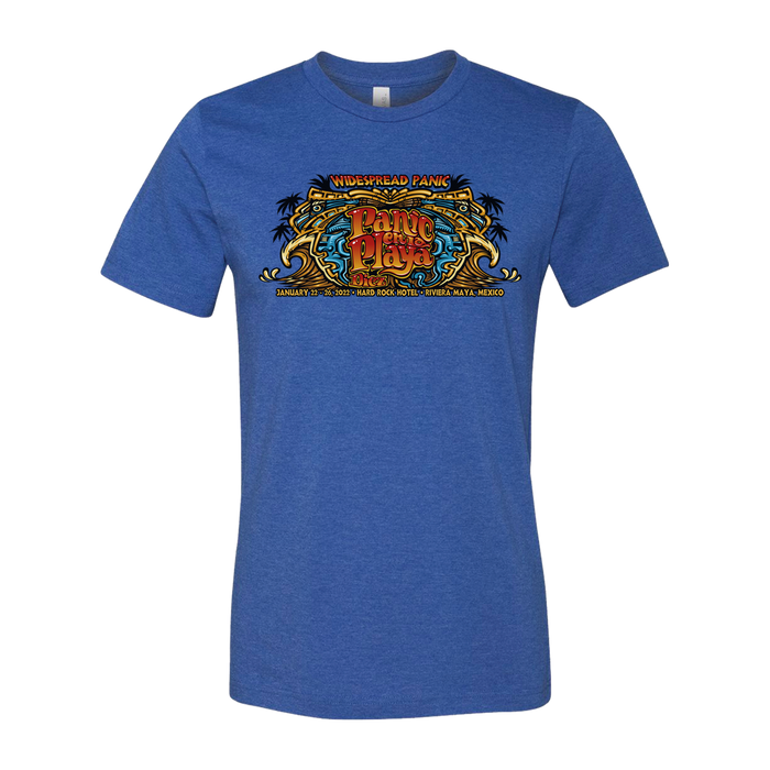 Panic en la Playa Diez Jeff Wood Logo T-Shirt