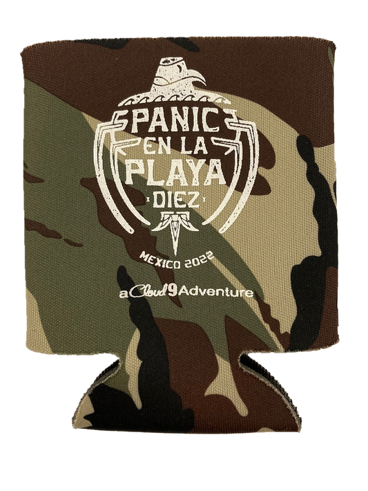 Panic en La Playa Diez Koozie (Includes Shipping)