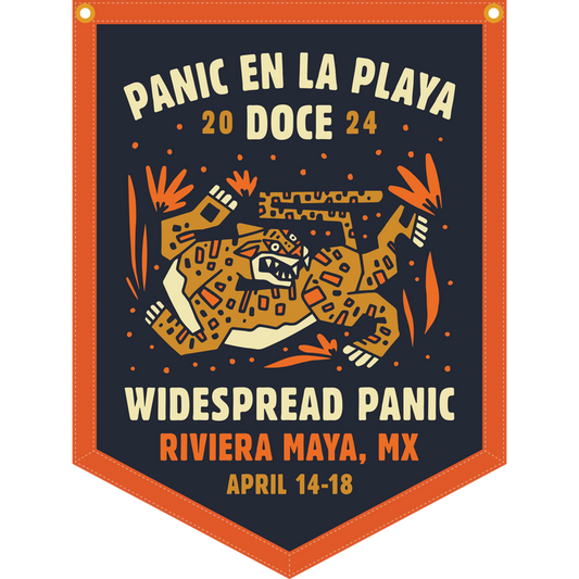 Panic En La Playa Doce Camp Flag