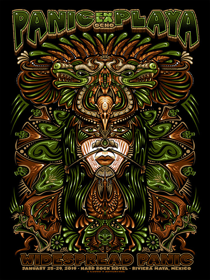 Panic en la Playa Ocho Poster - Warrior