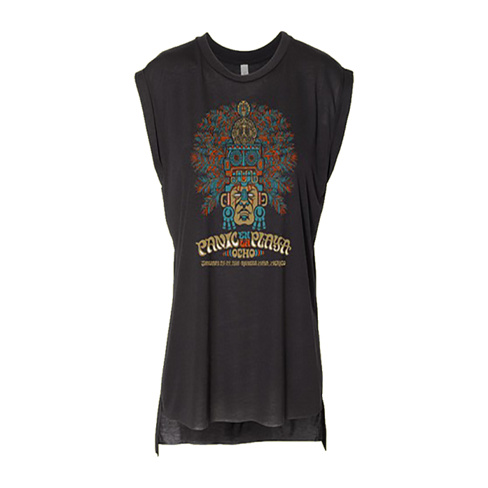 Panic en La Playa Ocho Women's Cut Tribal Sleeveless Shirt