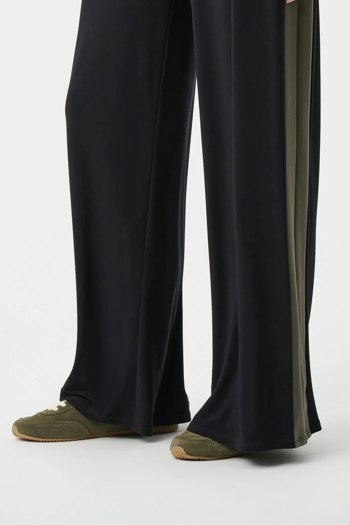 Pantalon en tricot soyeux à blocs de couleurs - Joseph Ribkoff