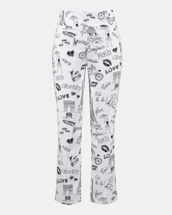 Pantalon Millennium Imprimé Jambe Droite - Joseph Ribkoff