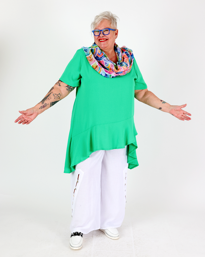 Pantalon Palazzo Dallas Blanc - Oh my Gauze!
