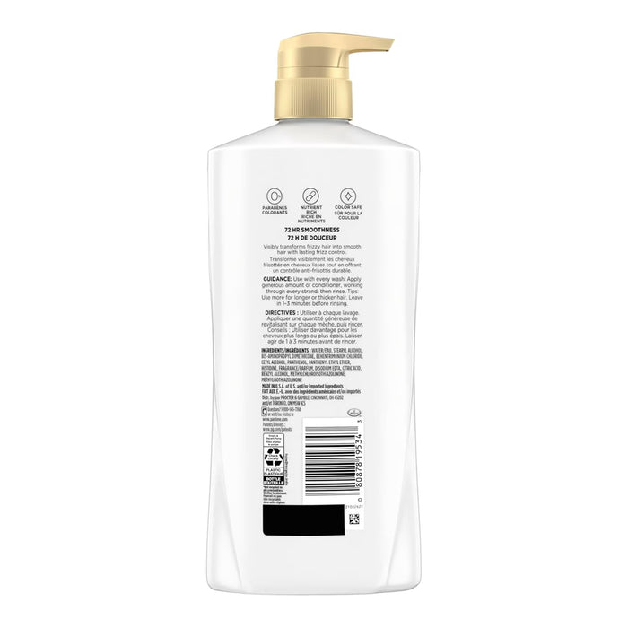 Pantene Smooth & Sleek 72 HR Smoothness Conditioner with Pro-Vitamin B5 - 25.1 oz - 4 Pack