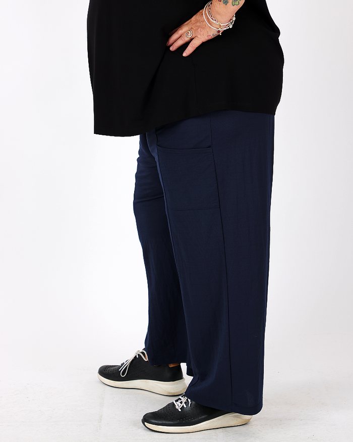 Pants Figuier Navy Blue - G!oze