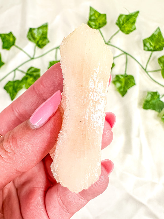 Peach Stilbite and Okenite Specimen #12