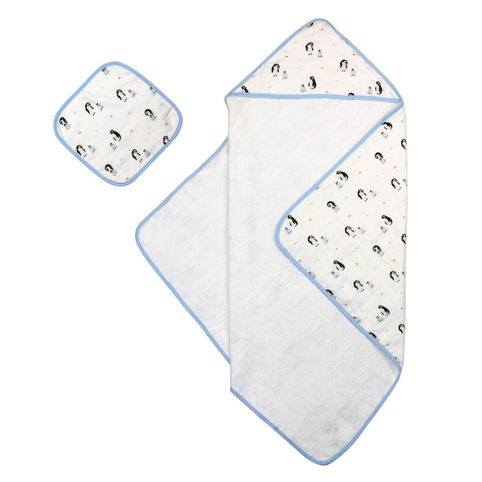 Penguin Hooded Towel Set