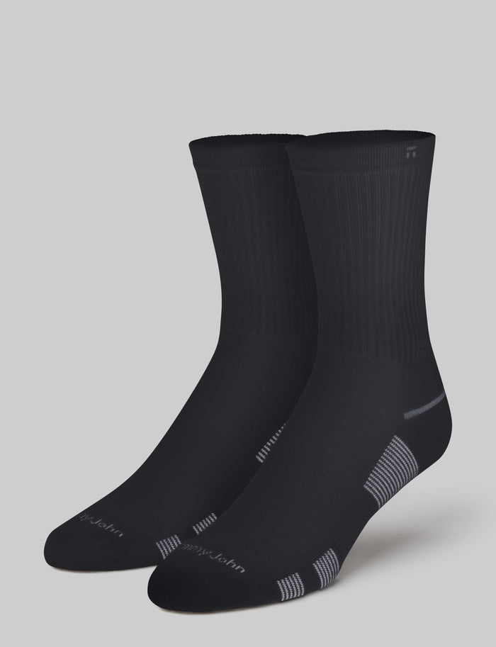 Performance Crew Sock (3-Pack)::Black