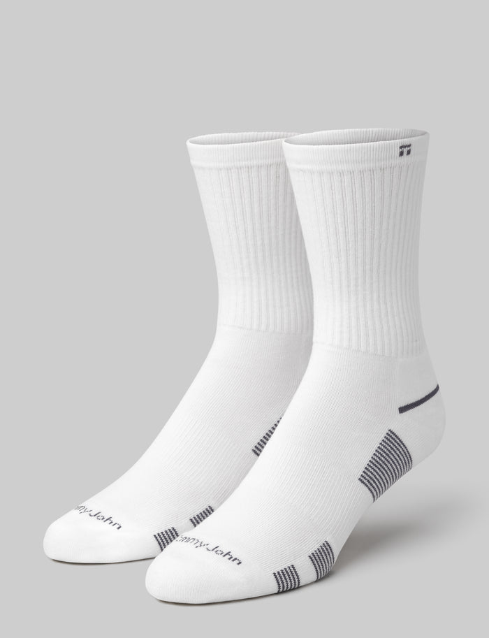 Performance Crew Sock (3-Pack)::White