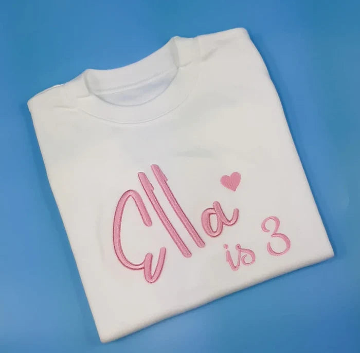 Personalised Birthday T-Shirt/Sweatshirt