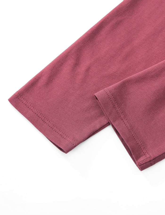 Pima Cotton Boat Neck Long Sleeve Shirts