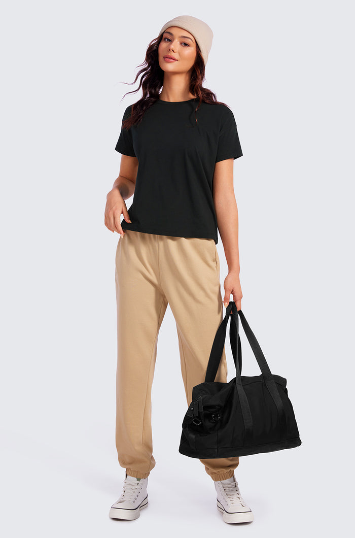 Pima Cotton Crew Neck Short Sleeves Shirts