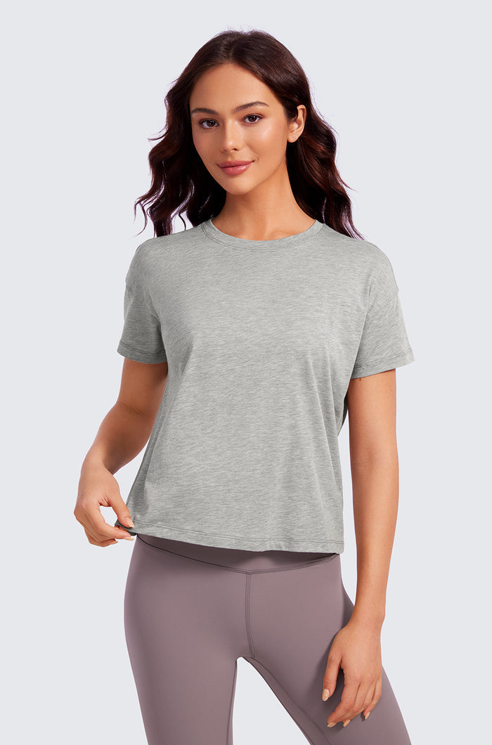 Heathered Medium Grey / XXS