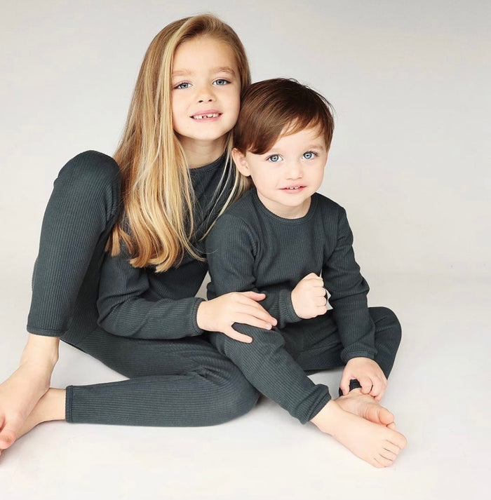 Pine Ribbed Loungewear