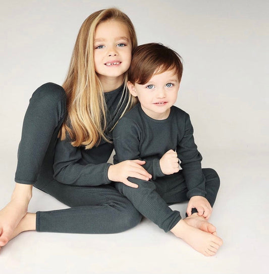 Pine Ribbed Loungewear