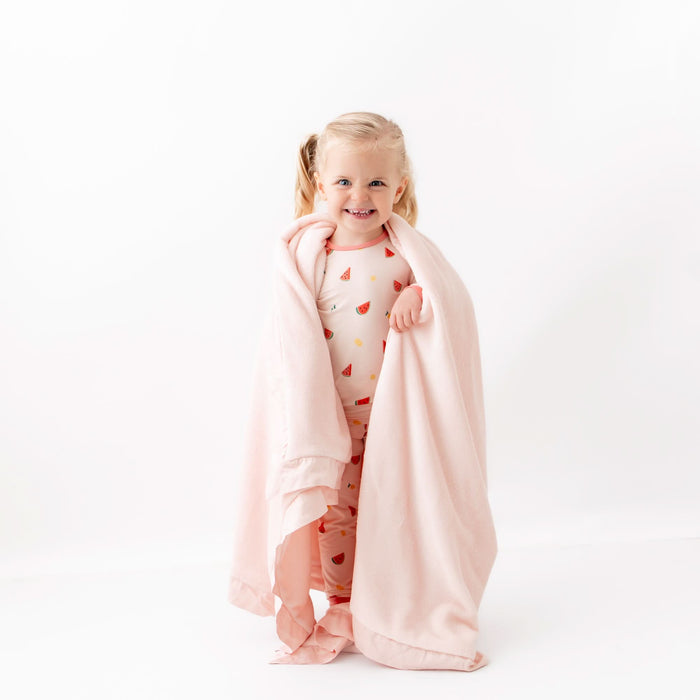 Pink Plush Blanket