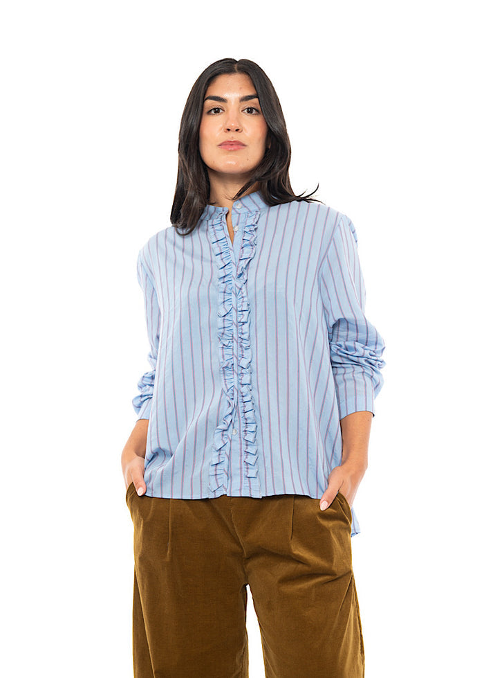 PINSTRIPE AMELIA L SHIRT