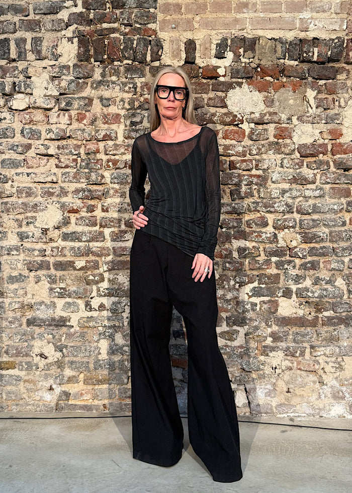 LYOCELL-SILK JERSEY TOP