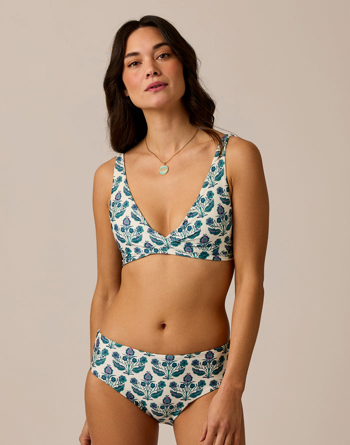 Pipa Compression Bottom: Folk Floral