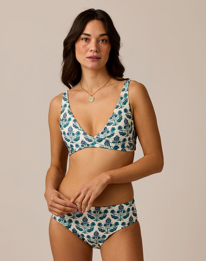 Pipa Compression Bottom: Folk Floral
