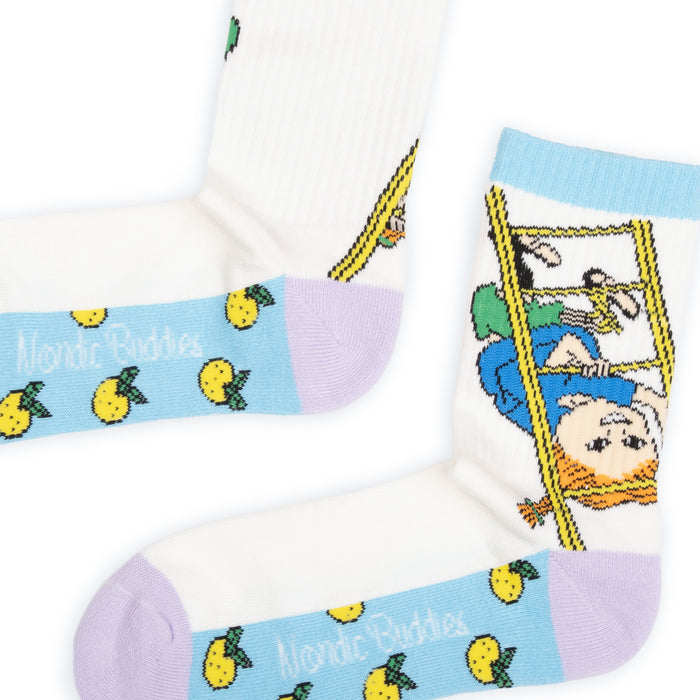 Pippi and the Ladders Women's Panel Socks