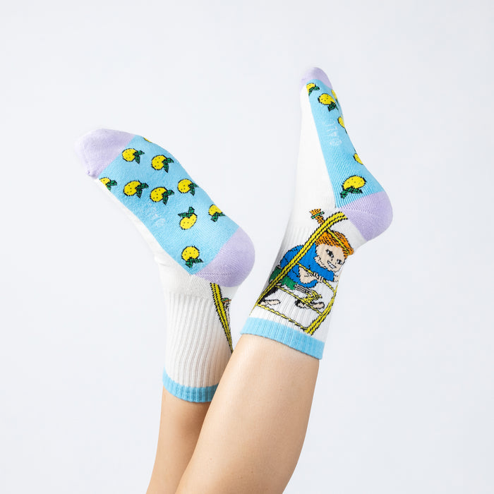 Pippi and the Ladders Women's Panel Socks