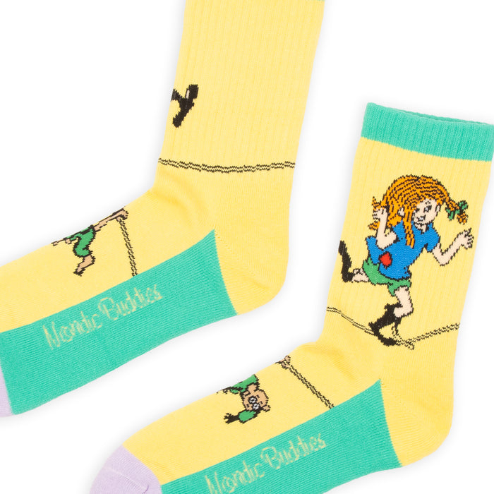 Pippi and the Tightrope Women's Panel Socks