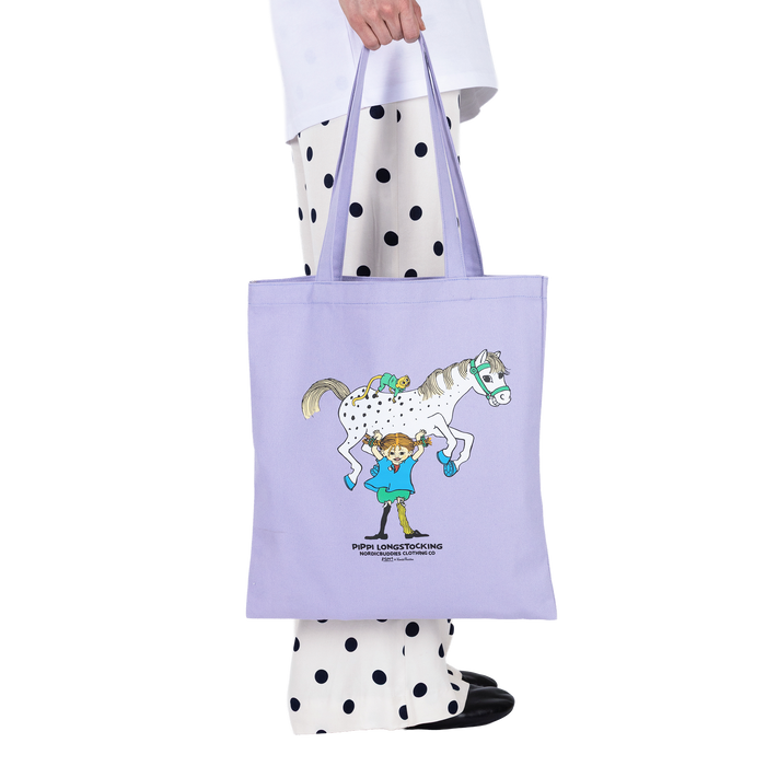 Pippi & Little Old Man Tote Bag