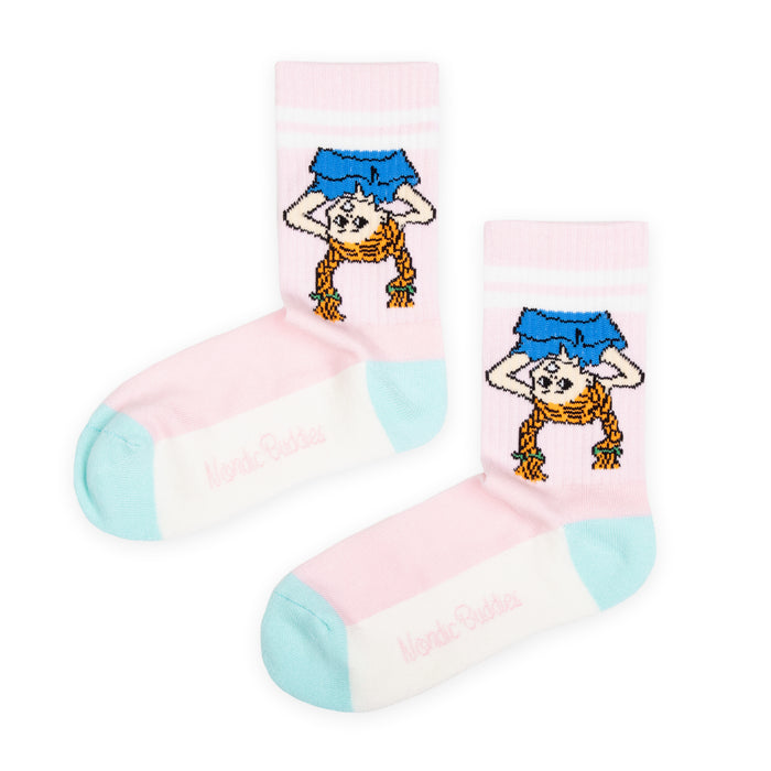 Pippi Upside Down Women's Retro Socks