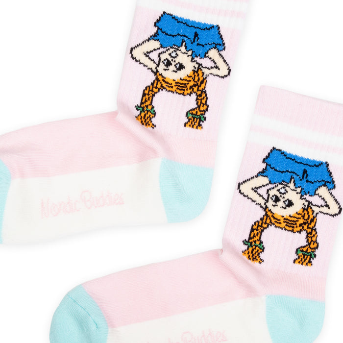 Pippi Upside Down Women's Retro Socks