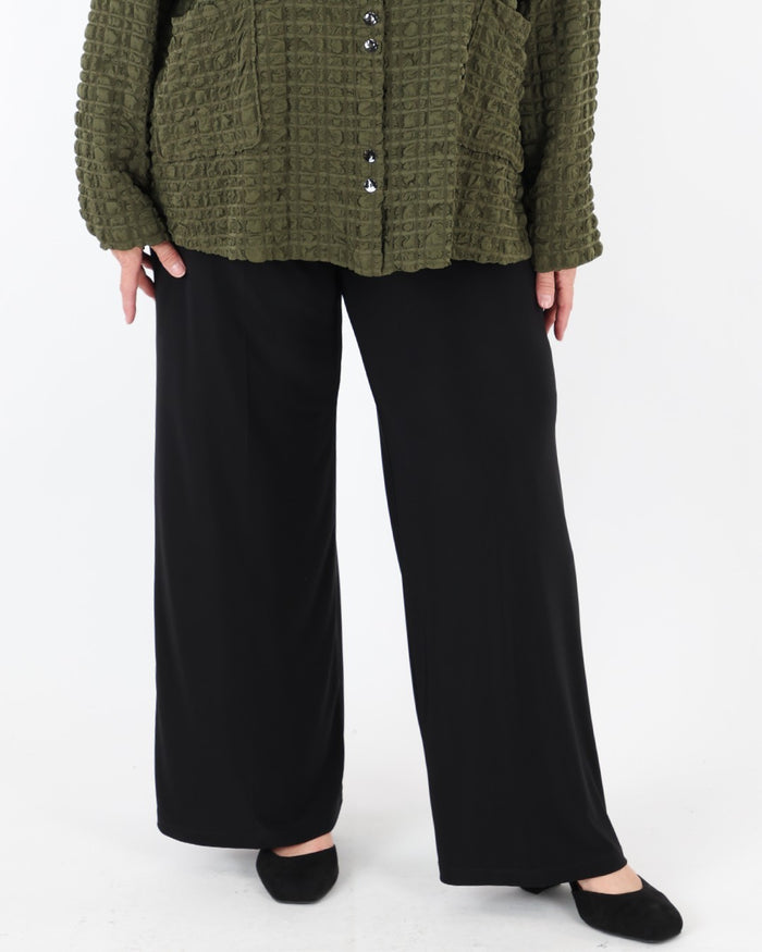 Pleated Pant Noir - Joseph Ribkoff