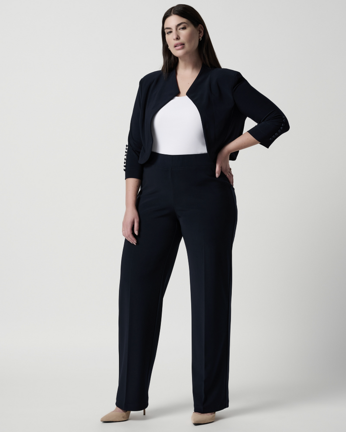 Pleated Pant Noir - Joseph Ribkoff